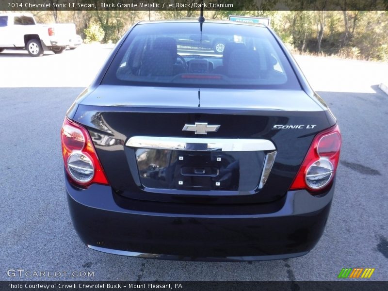 Black Granite Metallic / Jet Black/Dark Titanium 2014 Chevrolet Sonic LT Sedan