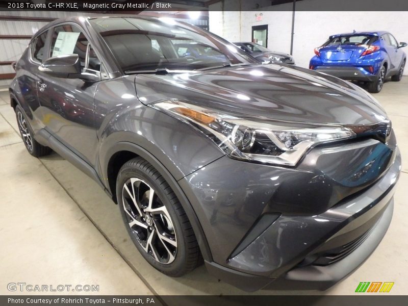 Magnetic Gray Metallic / Black 2018 Toyota C-HR XLE