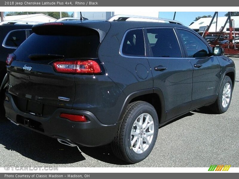Rhino / Black 2018 Jeep Cherokee Latitude Plus 4x4