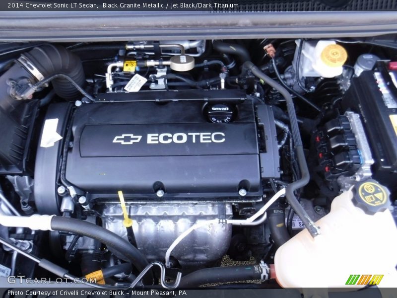 Black Granite Metallic / Jet Black/Dark Titanium 2014 Chevrolet Sonic LT Sedan