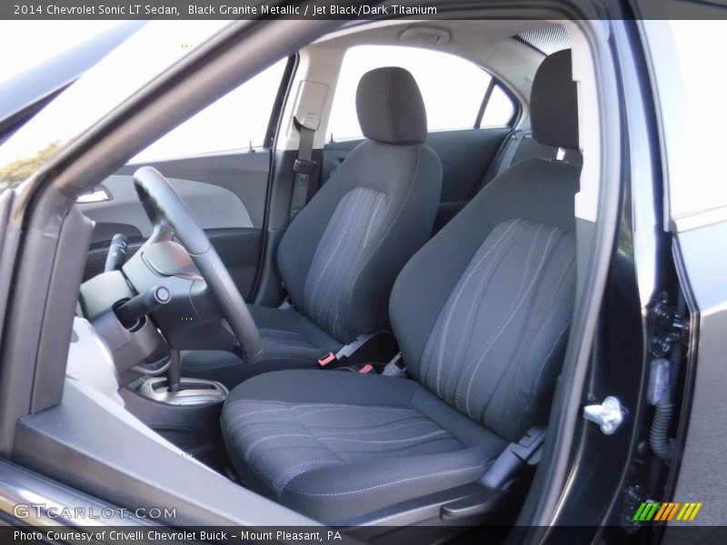 Black Granite Metallic / Jet Black/Dark Titanium 2014 Chevrolet Sonic LT Sedan