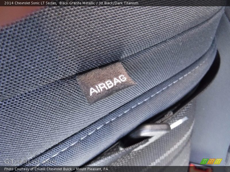 Black Granite Metallic / Jet Black/Dark Titanium 2014 Chevrolet Sonic LT Sedan