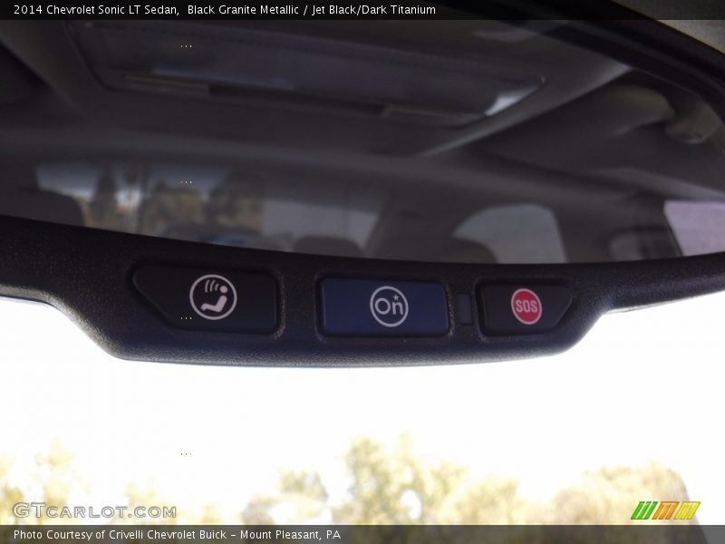 Black Granite Metallic / Jet Black/Dark Titanium 2014 Chevrolet Sonic LT Sedan