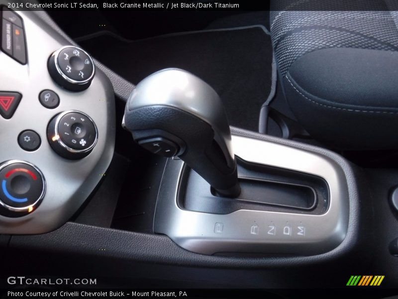 Black Granite Metallic / Jet Black/Dark Titanium 2014 Chevrolet Sonic LT Sedan