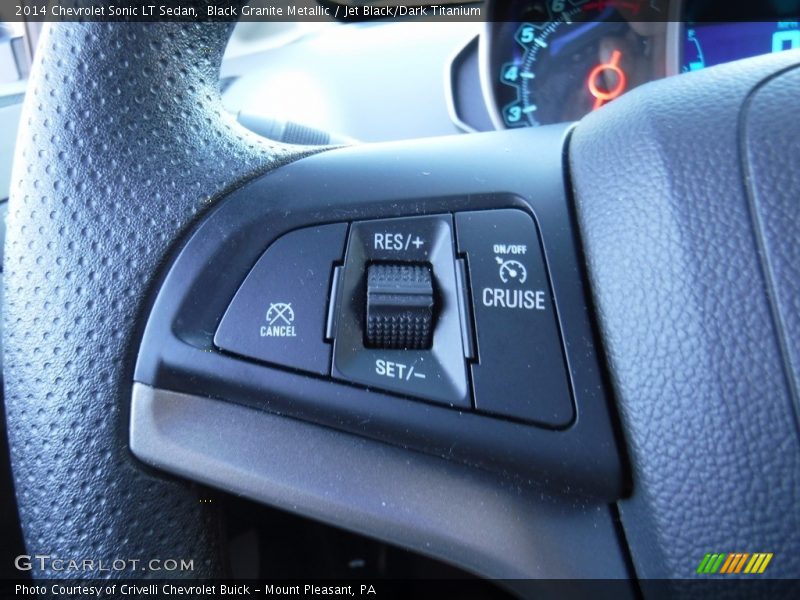 Black Granite Metallic / Jet Black/Dark Titanium 2014 Chevrolet Sonic LT Sedan