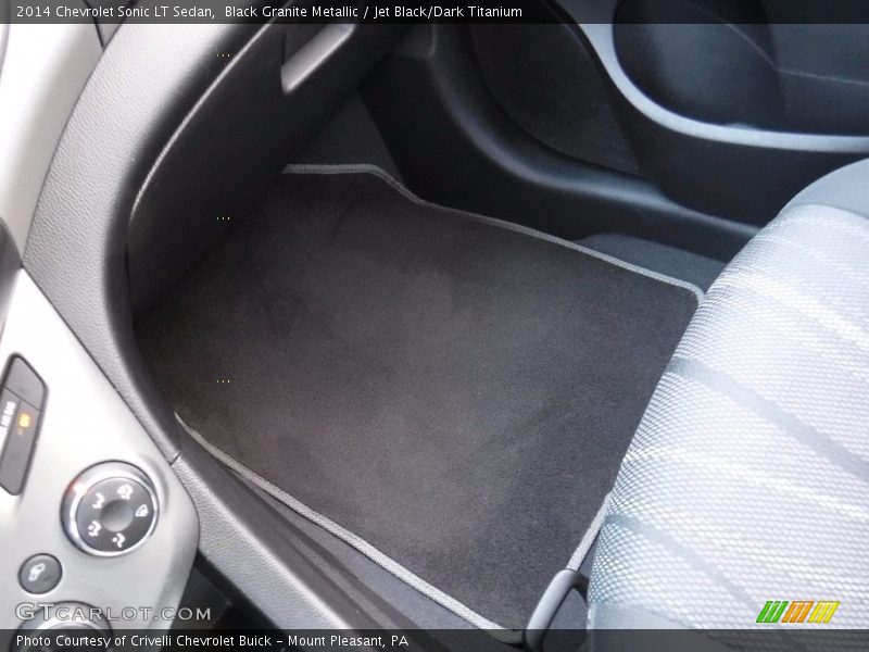 Black Granite Metallic / Jet Black/Dark Titanium 2014 Chevrolet Sonic LT Sedan