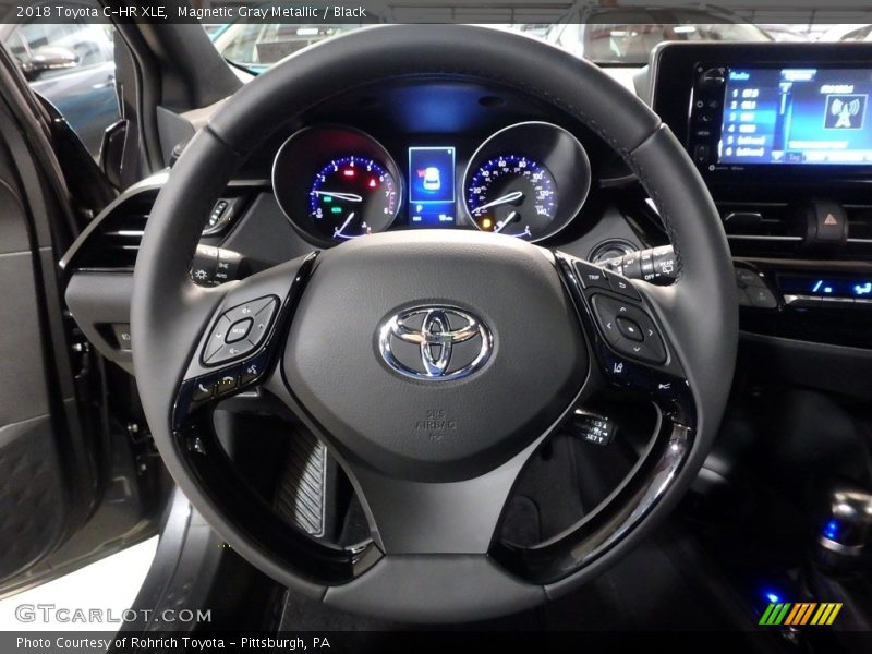 Magnetic Gray Metallic / Black 2018 Toyota C-HR XLE