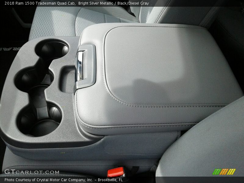 Bright Silver Metallic / Black/Diesel Gray 2018 Ram 1500 Tradesman Quad Cab