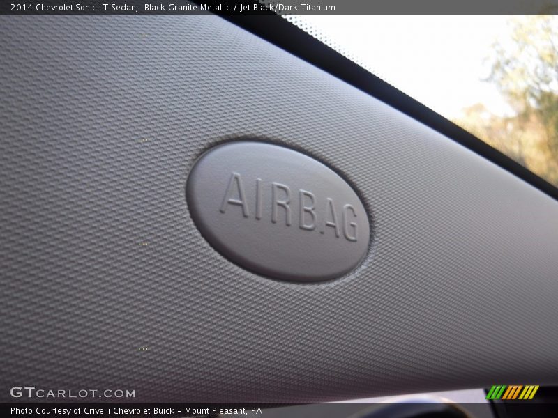 Black Granite Metallic / Jet Black/Dark Titanium 2014 Chevrolet Sonic LT Sedan