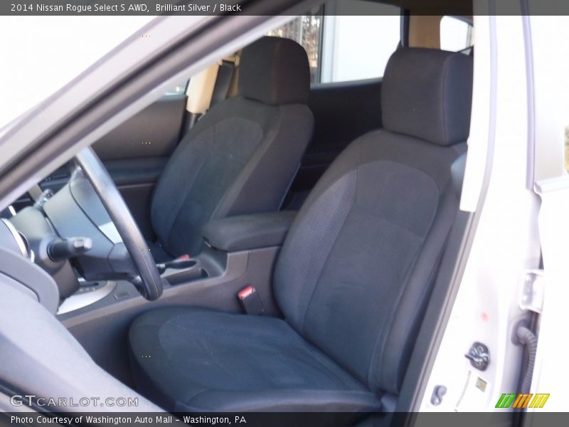 Brilliant Silver / Black 2014 Nissan Rogue Select S AWD