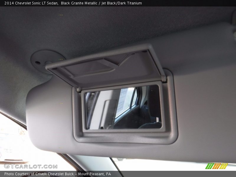 Black Granite Metallic / Jet Black/Dark Titanium 2014 Chevrolet Sonic LT Sedan