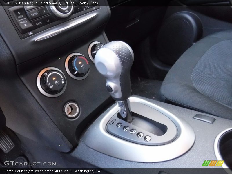Brilliant Silver / Black 2014 Nissan Rogue Select S AWD