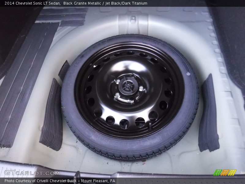 Black Granite Metallic / Jet Black/Dark Titanium 2014 Chevrolet Sonic LT Sedan