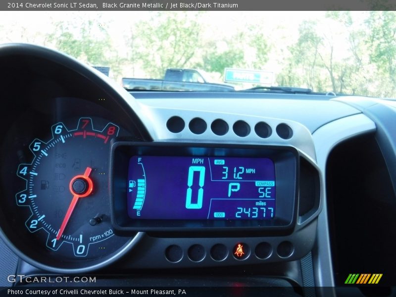 Black Granite Metallic / Jet Black/Dark Titanium 2014 Chevrolet Sonic LT Sedan