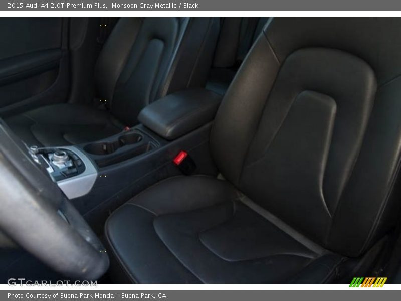 Monsoon Gray Metallic / Black 2015 Audi A4 2.0T Premium Plus