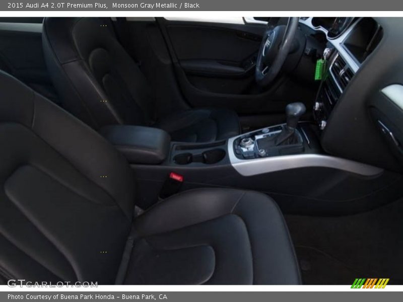 Monsoon Gray Metallic / Black 2015 Audi A4 2.0T Premium Plus