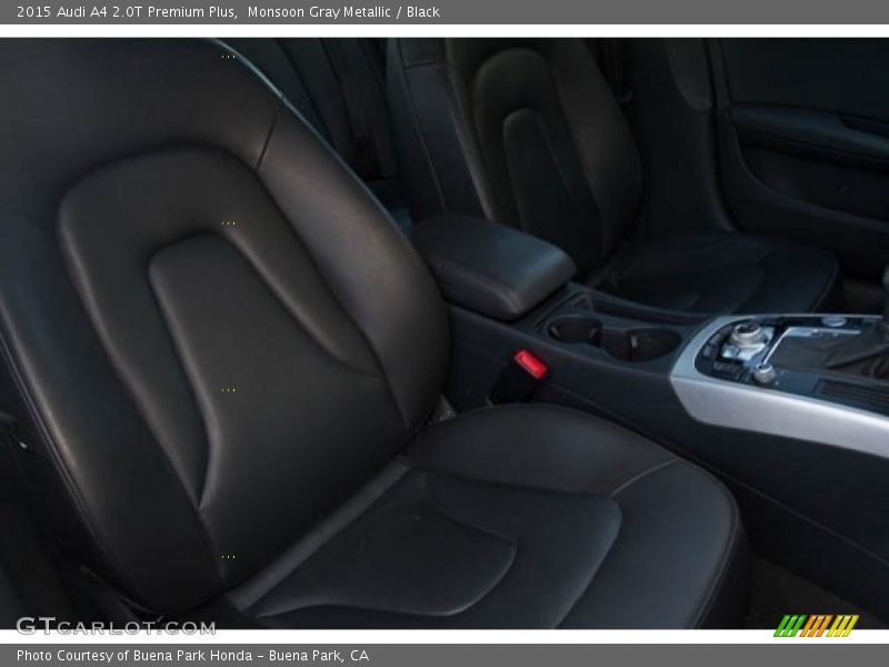 Monsoon Gray Metallic / Black 2015 Audi A4 2.0T Premium Plus