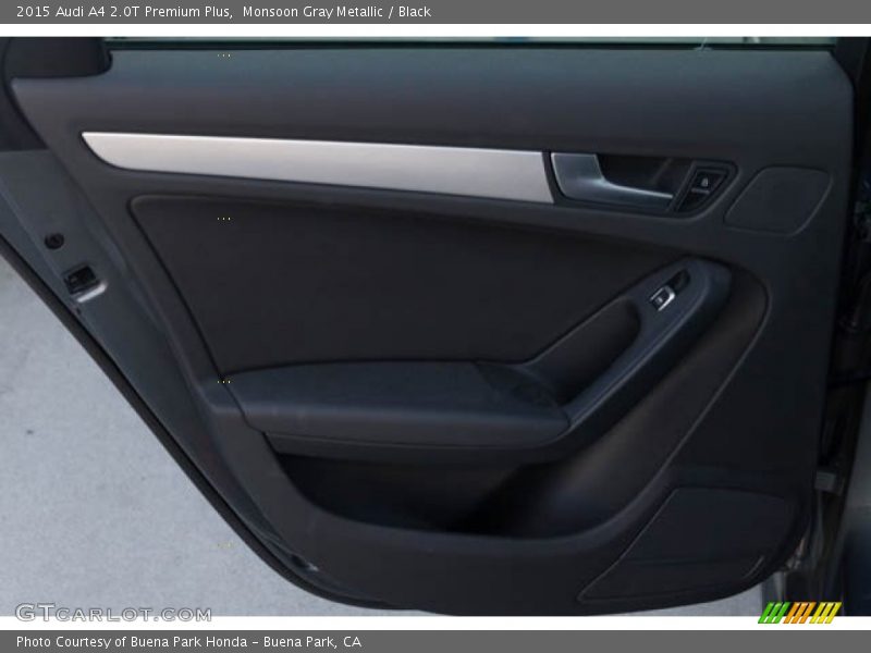 Monsoon Gray Metallic / Black 2015 Audi A4 2.0T Premium Plus