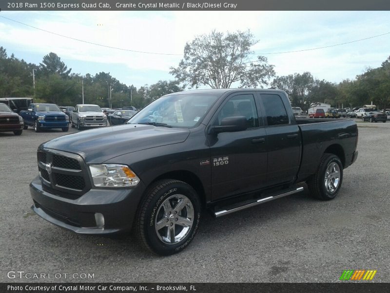 Granite Crystal Metallic / Black/Diesel Gray 2018 Ram 1500 Express Quad Cab