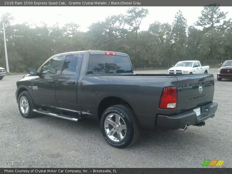 Granite Crystal Metallic / Black/Diesel Gray 2018 Ram 1500 Express Quad Cab