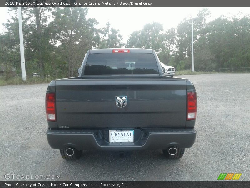 Granite Crystal Metallic / Black/Diesel Gray 2018 Ram 1500 Express Quad Cab