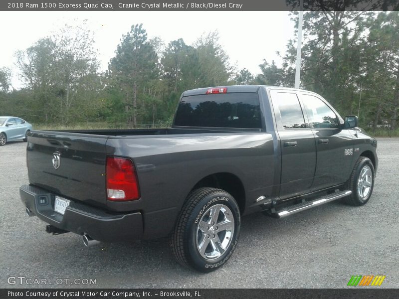 Granite Crystal Metallic / Black/Diesel Gray 2018 Ram 1500 Express Quad Cab