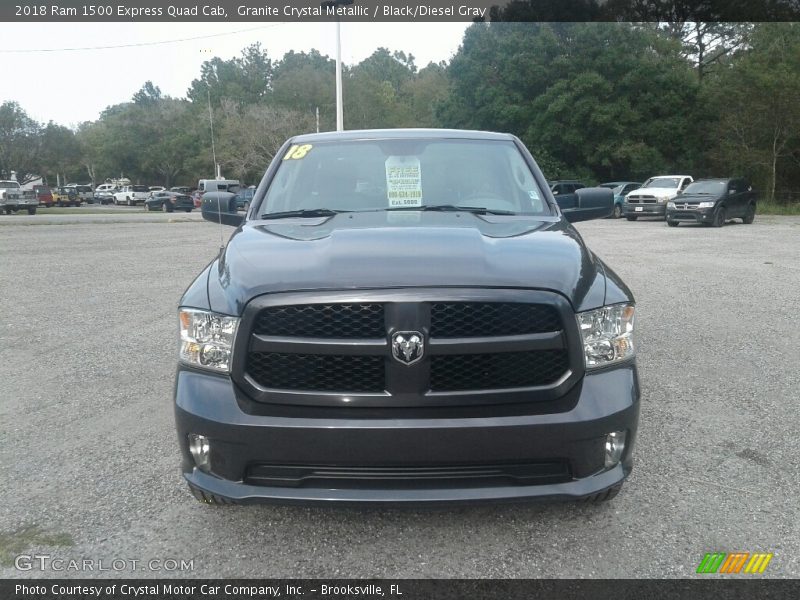 Granite Crystal Metallic / Black/Diesel Gray 2018 Ram 1500 Express Quad Cab