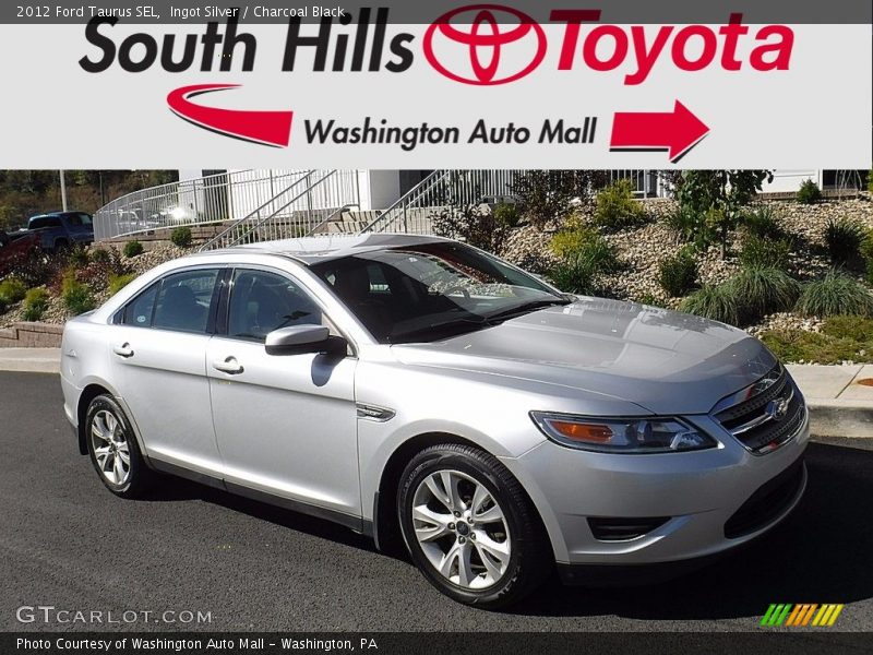Ingot Silver / Charcoal Black 2012 Ford Taurus SEL