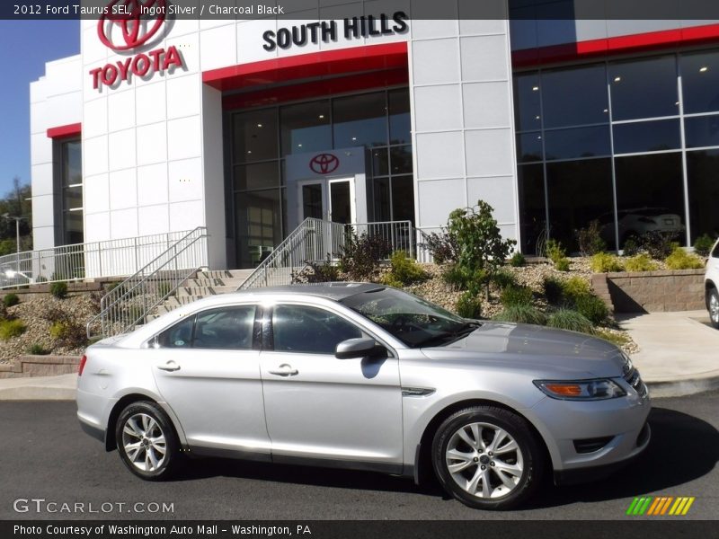 Ingot Silver / Charcoal Black 2012 Ford Taurus SEL