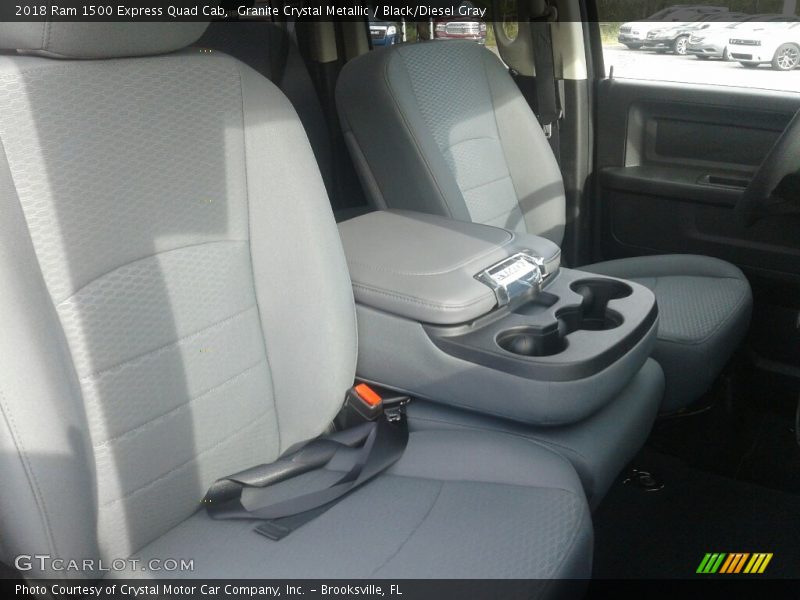 Granite Crystal Metallic / Black/Diesel Gray 2018 Ram 1500 Express Quad Cab