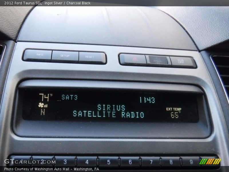Ingot Silver / Charcoal Black 2012 Ford Taurus SEL