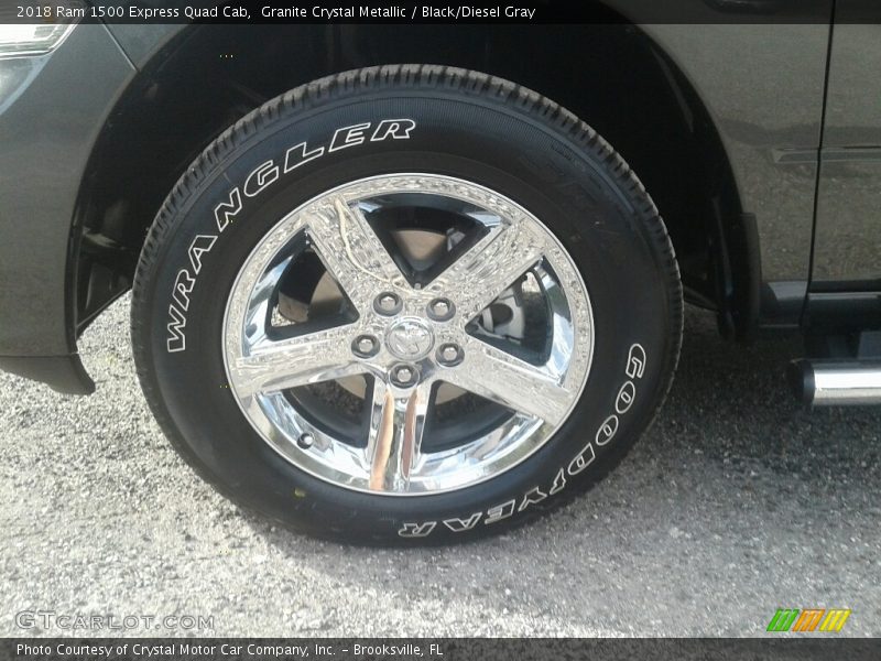 Granite Crystal Metallic / Black/Diesel Gray 2018 Ram 1500 Express Quad Cab