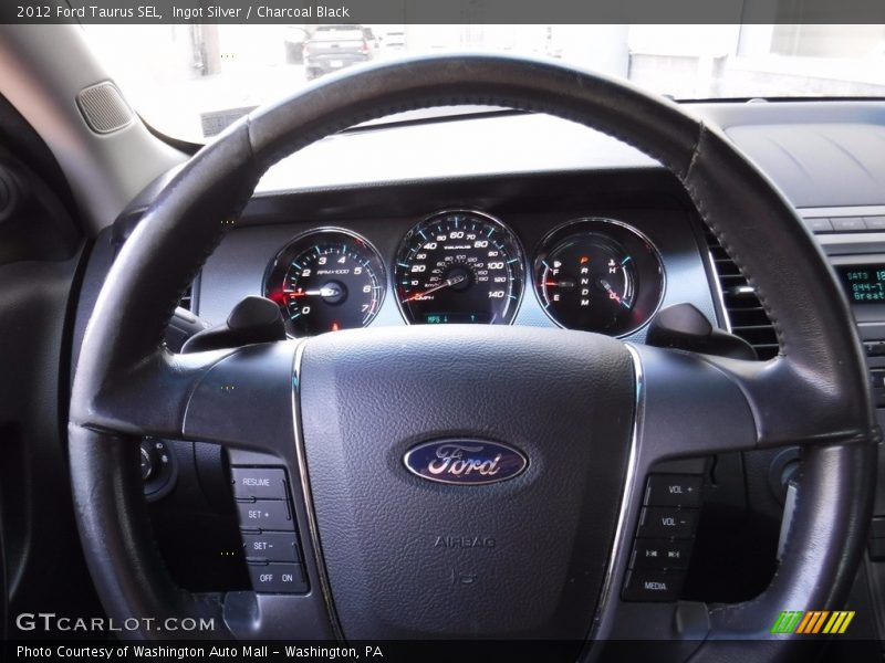 Ingot Silver / Charcoal Black 2012 Ford Taurus SEL