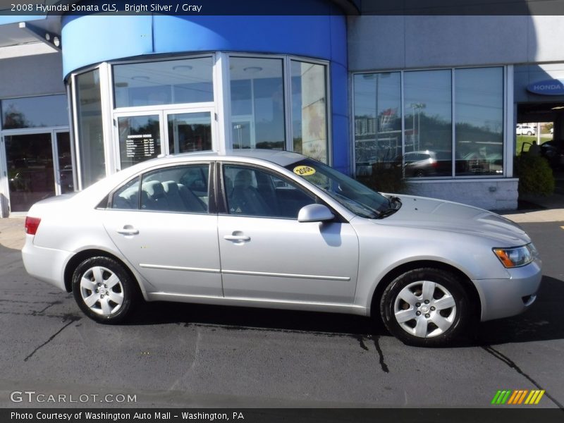 Bright Silver / Gray 2008 Hyundai Sonata GLS