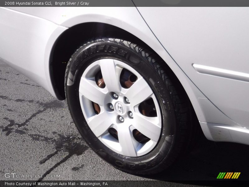 Bright Silver / Gray 2008 Hyundai Sonata GLS
