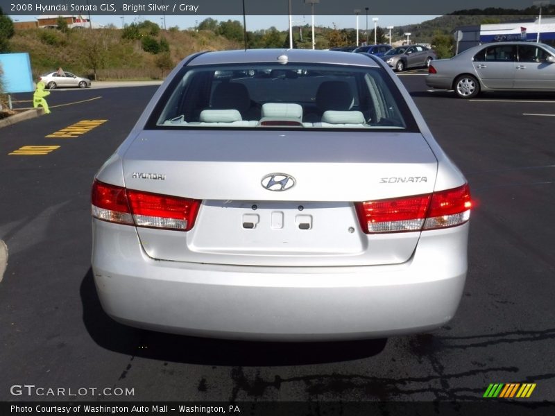 Bright Silver / Gray 2008 Hyundai Sonata GLS