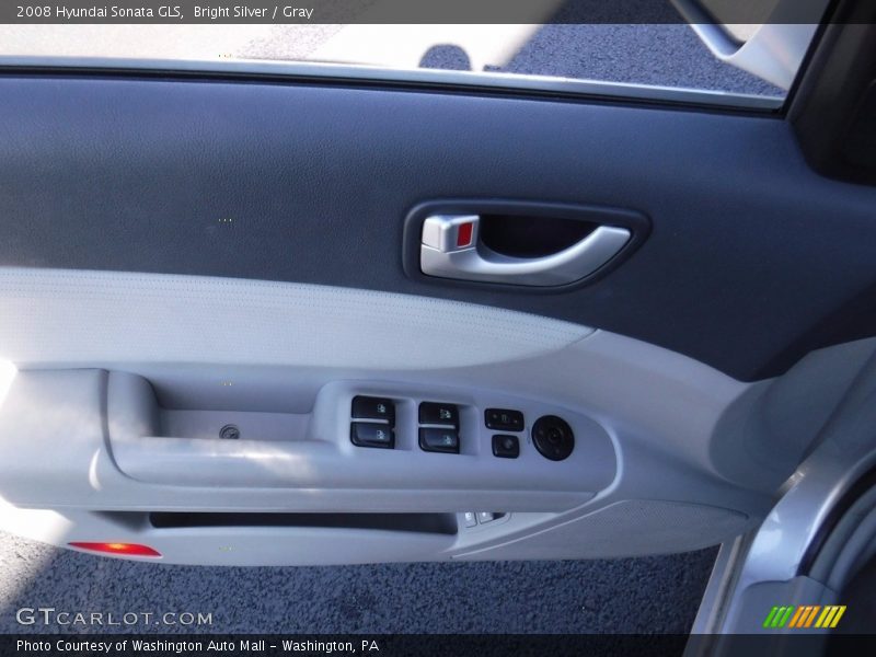 Bright Silver / Gray 2008 Hyundai Sonata GLS