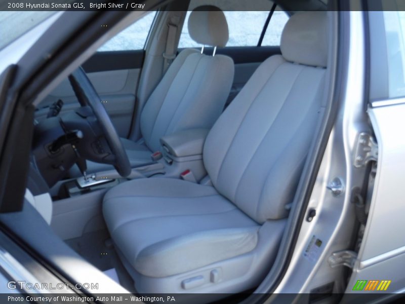 Bright Silver / Gray 2008 Hyundai Sonata GLS