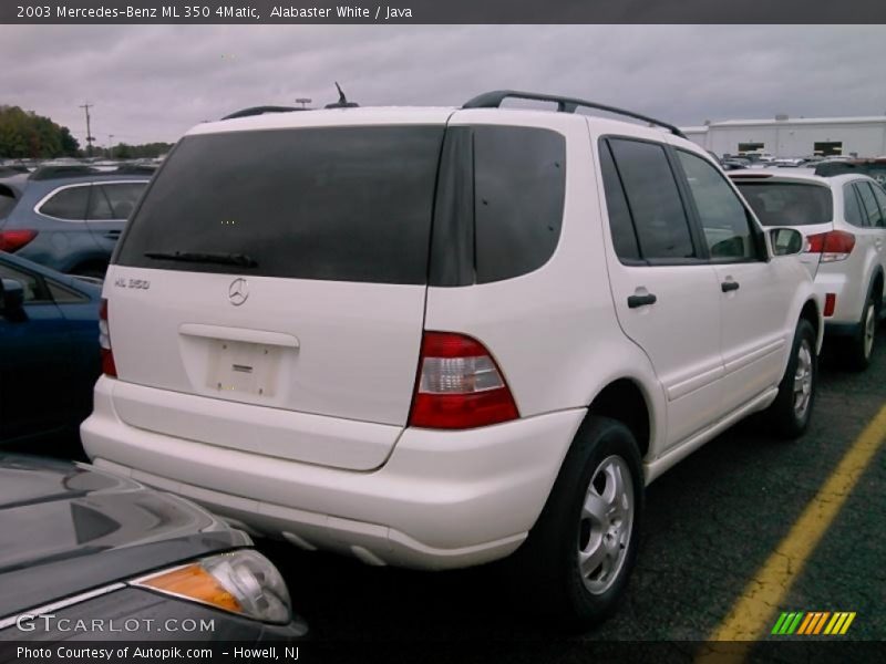 Alabaster White / Java 2003 Mercedes-Benz ML 350 4Matic