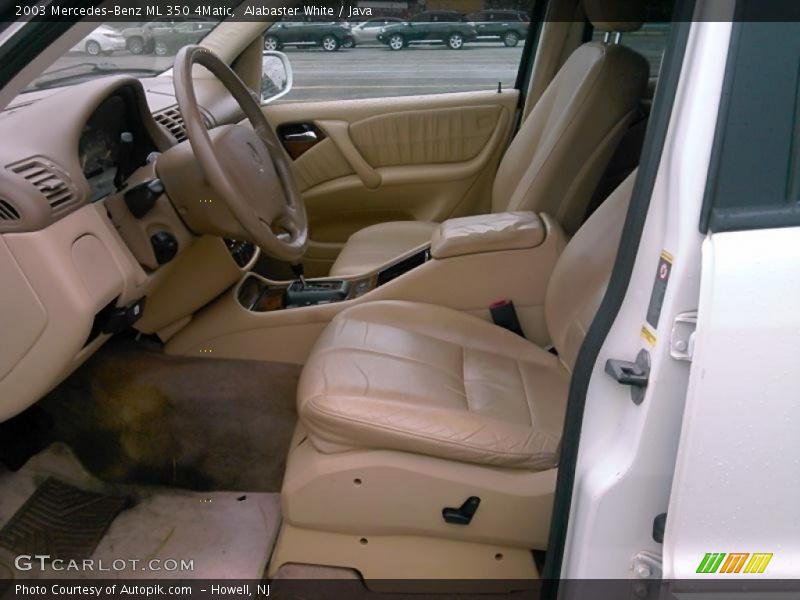 Alabaster White / Java 2003 Mercedes-Benz ML 350 4Matic
