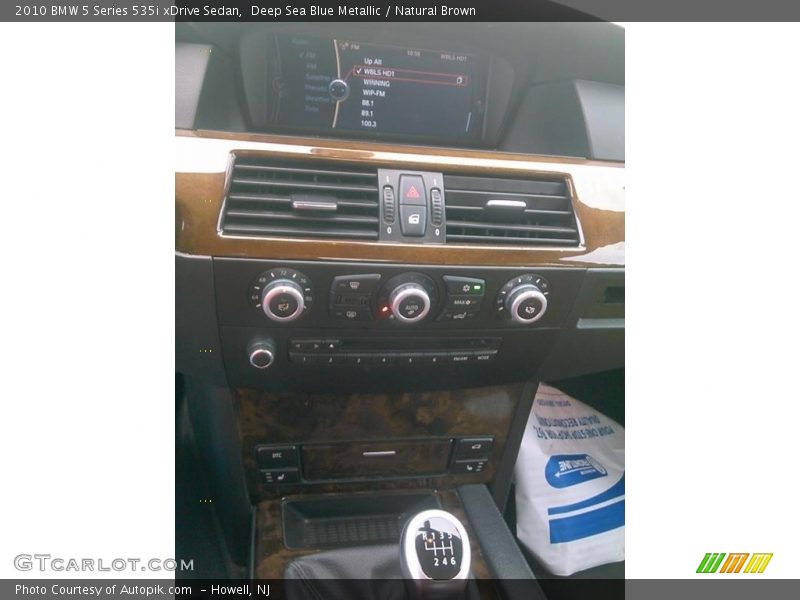 Deep Sea Blue Metallic / Natural Brown 2010 BMW 5 Series 535i xDrive Sedan