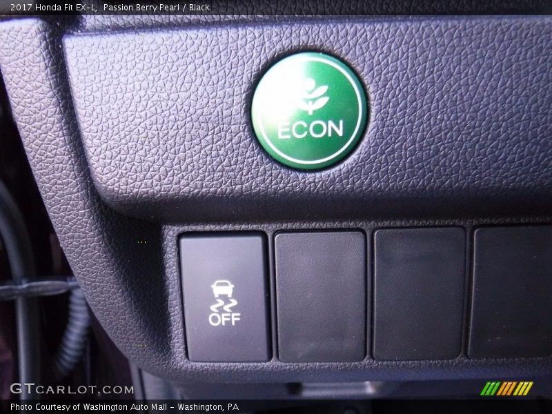 Passion Berry Pearl / Black 2017 Honda Fit EX-L