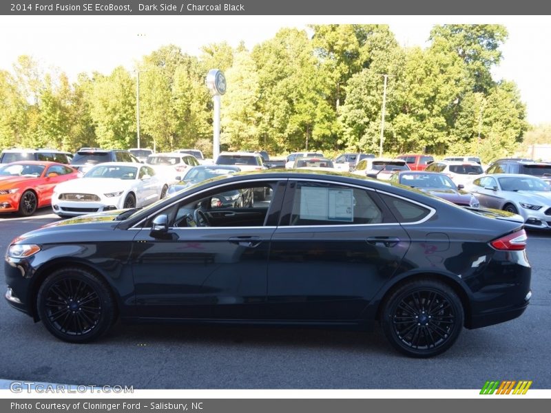 Dark Side / Charcoal Black 2014 Ford Fusion SE EcoBoost