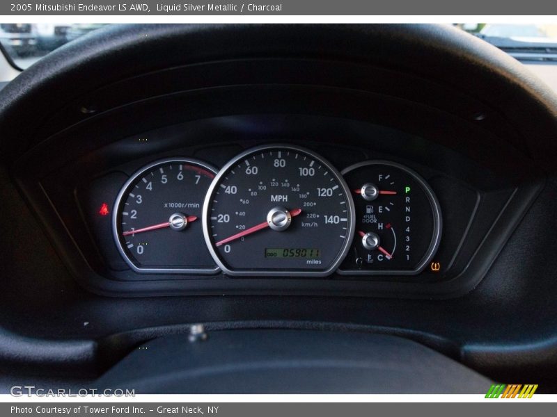 Liquid Silver Metallic / Charcoal 2005 Mitsubishi Endeavor LS AWD