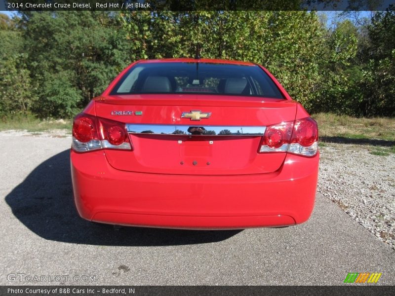 Red Hot / Jet Black 2014 Chevrolet Cruze Diesel