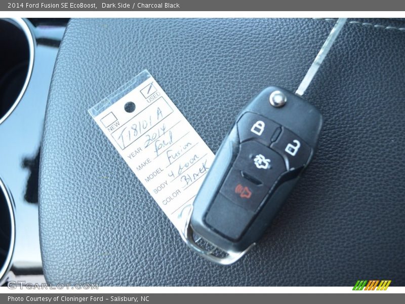 Dark Side / Charcoal Black 2014 Ford Fusion SE EcoBoost