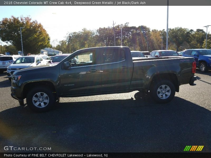Deepwood Green Metallic / Jet Black/Dark Ash 2018 Chevrolet Colorado WT Crew Cab 4x4