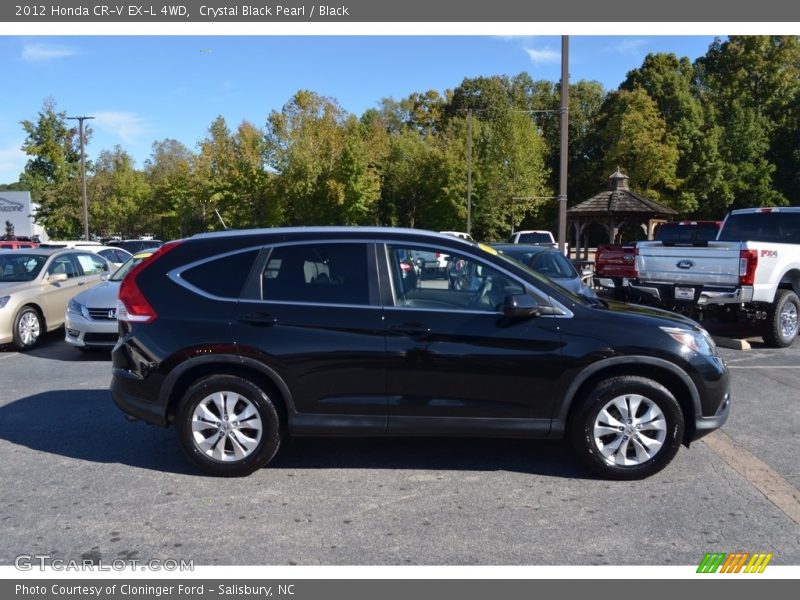 Crystal Black Pearl / Black 2012 Honda CR-V EX-L 4WD