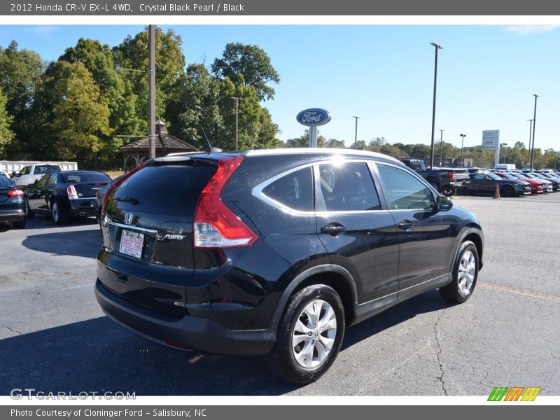Crystal Black Pearl / Black 2012 Honda CR-V EX-L 4WD