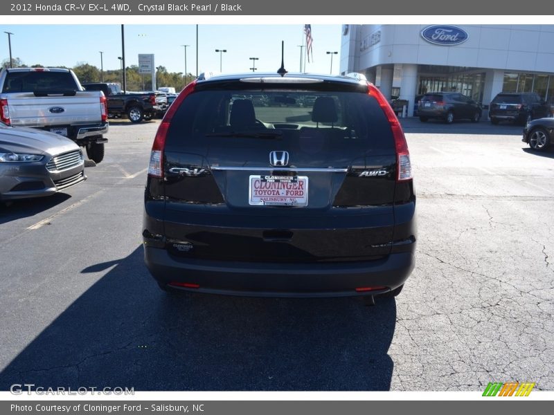 Crystal Black Pearl / Black 2012 Honda CR-V EX-L 4WD